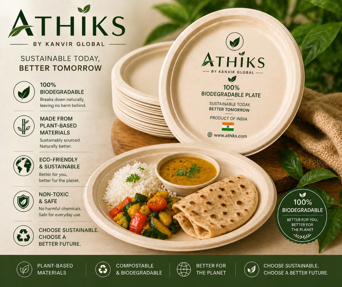 Athiks Biodegradable Tableware